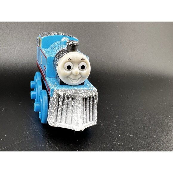 Snow Covered Thomas Wooden Railway Vtg 2003 Train Engine Learning Curve Limit-1 - Picture 9 of 15